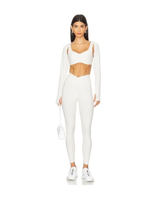 Year Of Ours White Stretch Veronica Legging