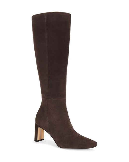 Sam Edelman Brown Wide Calf Sylvia Boot