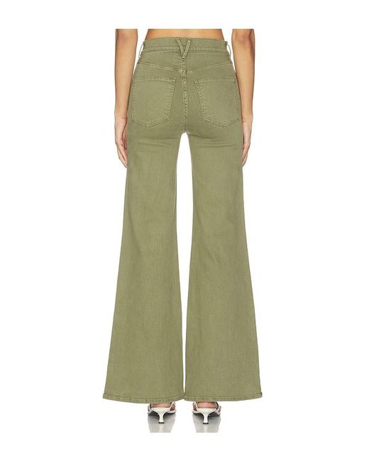 Veronica Beard Green Joplin Wide Flare Jeans