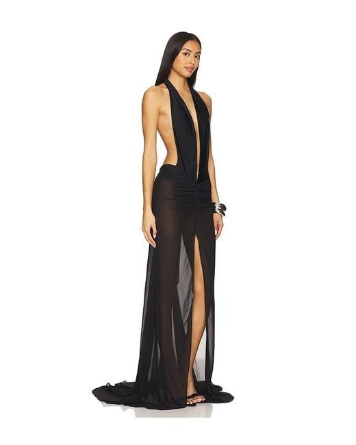 Nbd Black Vera Maxi Dress