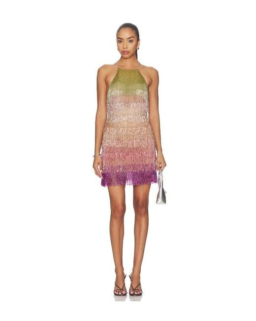 For Love & Lemons Multicolor Tropic Crush Mini Dress