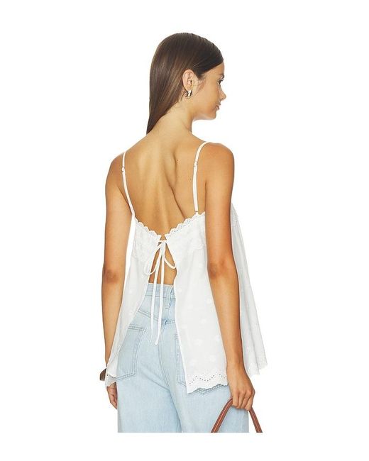 Lovers + Friends White Mikayla Top