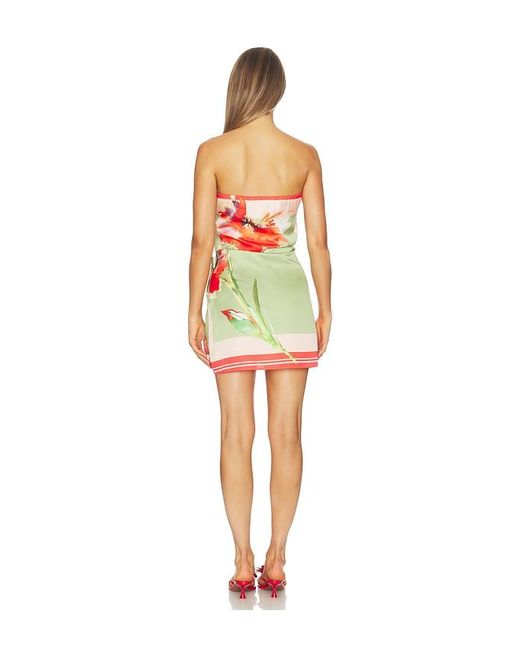 MISA Los Angles Red Priya Dress