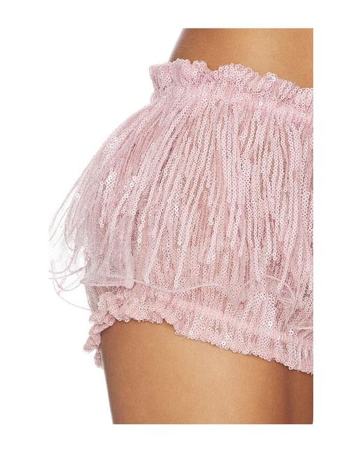 AKNVAS White Aja Sequin Bloomer