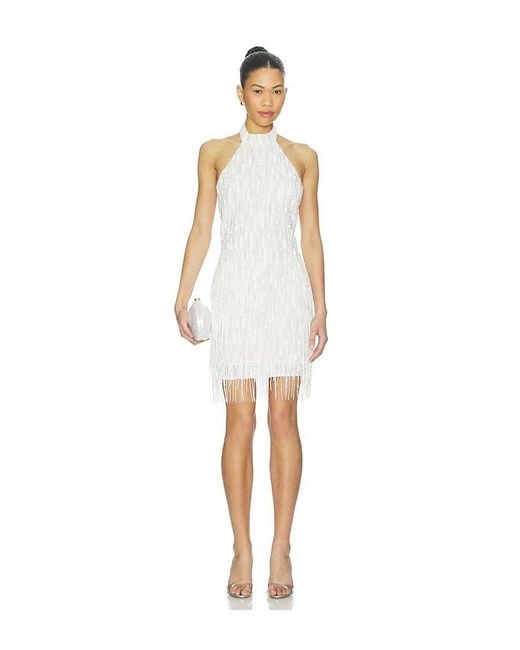 Nadine Merabi White Elle Dress