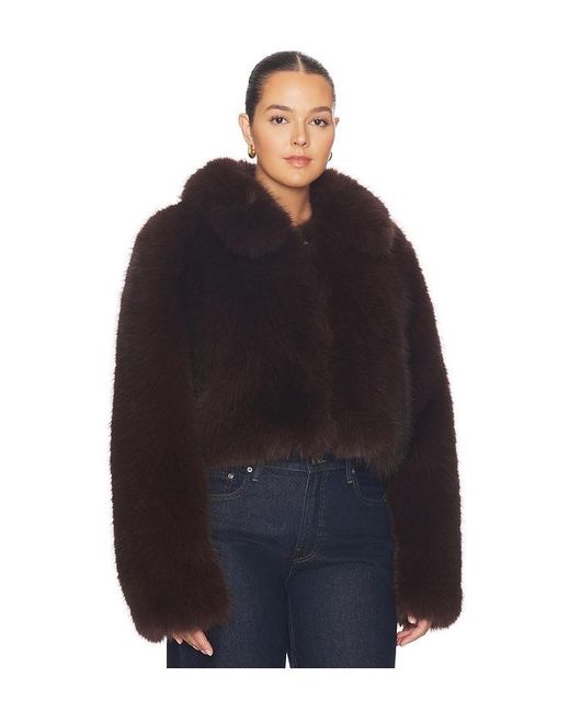 L'academie Black 'Academie Savoie Faux Fur Jacket