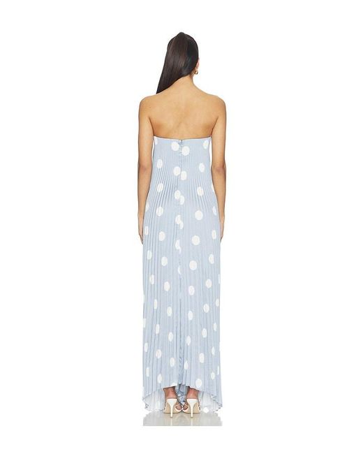 L'idée Blue Tie Gown