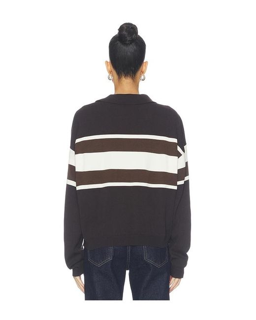 Gestuz Blue Alexu Polo Pullover Sweater