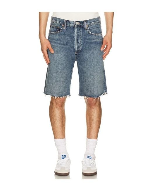 Agolde Blue Anson Short for men