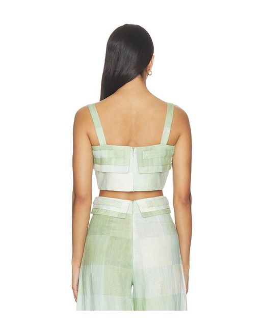Alexis Green Oxford Top