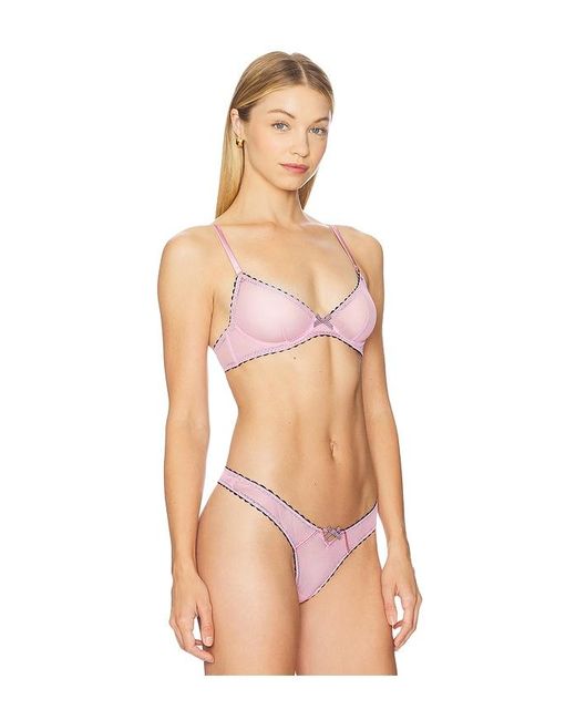 Fleur du Mal Multicolor Sabrina Mesh Demi Bra
