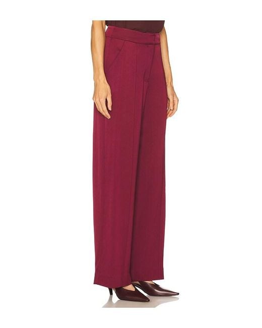 Jonathan Simkhai Red Weite Hose Kyra