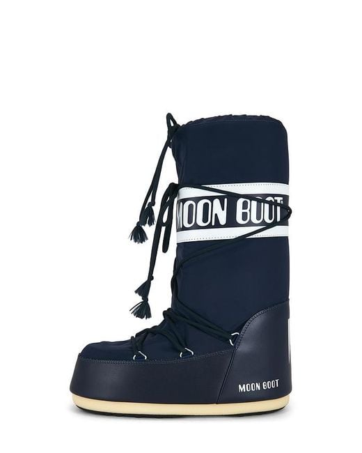Moon Boot Blue Icon Nylon Boot for men