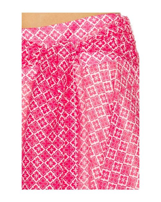 Lovers + Friends Pink Daisy Mini Skirt