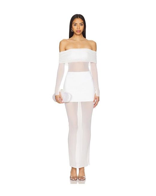 Lovers + Friends White Fio Maxi Dress