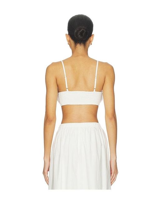 LSPACE White Manon Top