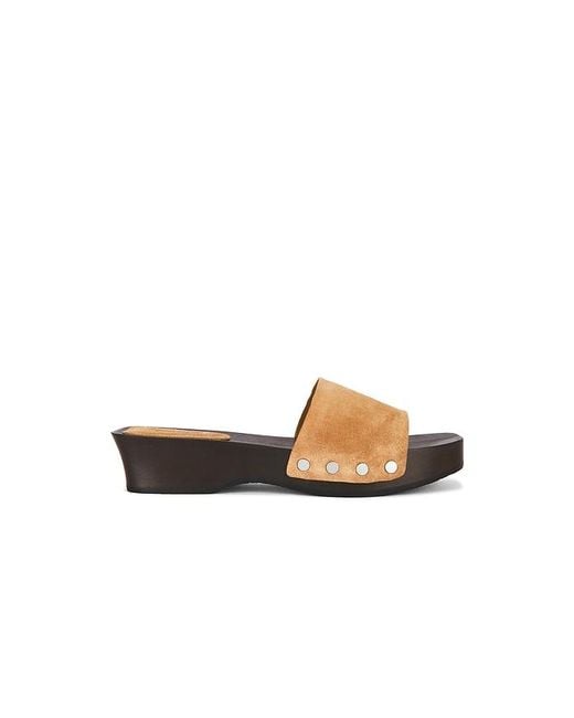 Madewell White Vanessa Suede Clog