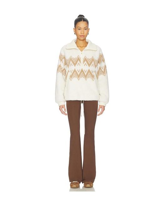 Varley Natural Hendrik Half Zip Sherpa Jacket