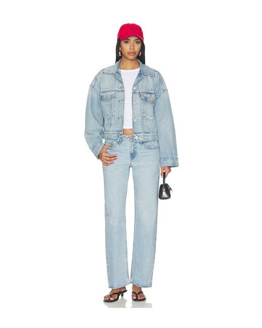 Levi's Blue Low Straight Jeans