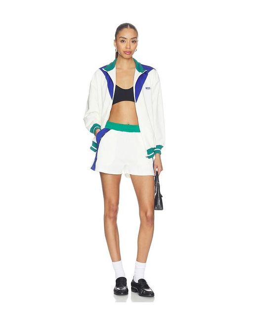 Gcds Blue Color Block Track Jacket