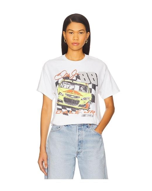 Junk Food White Dale Jr. Tee