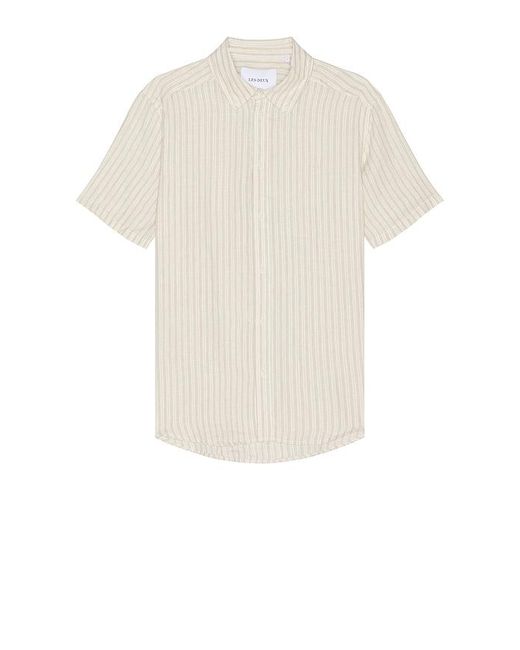 Les Deux White Kris Linen Shirt for men