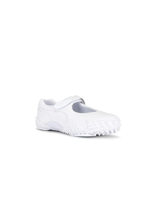 PUMA White Mostro Fey Flat
