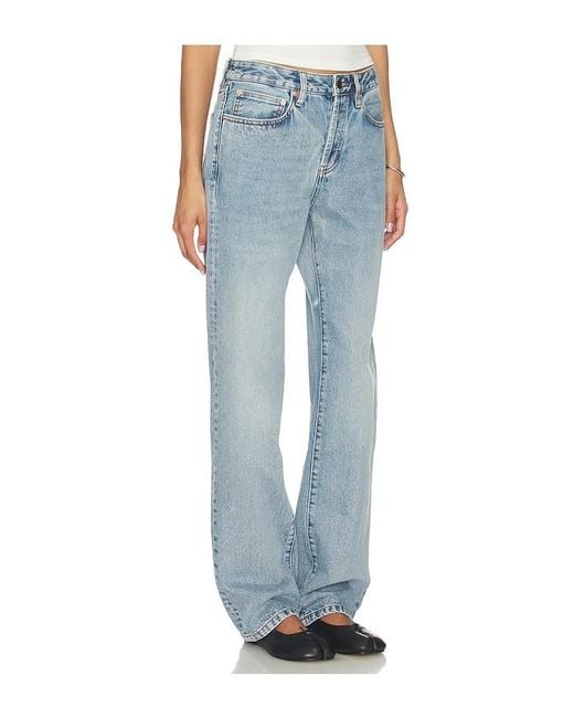 GUIZIO Blue Sol Relaxed Wide Leg Pant