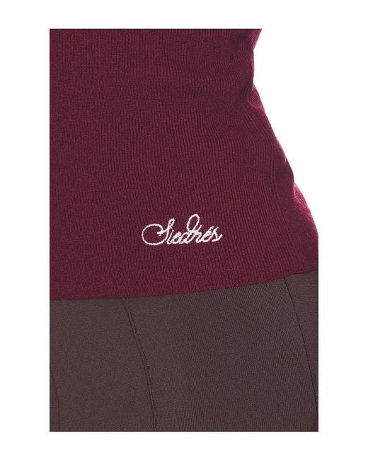 Siedres Purple Elora Top