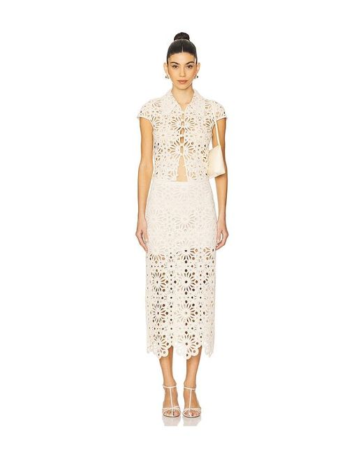 L'academie Natural 'Academie Shay Midi Skirt