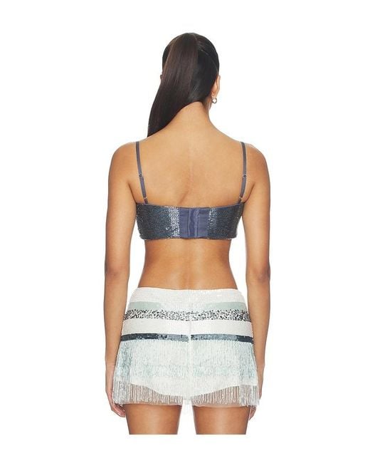 Asta Resort Multicolor Iris Hand Beaded Bralette