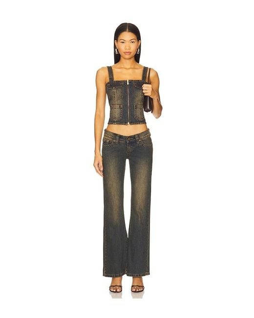A.Brand Black Utility Top
