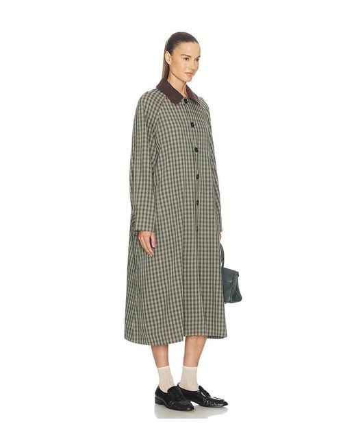Helsa White Novelty Trench