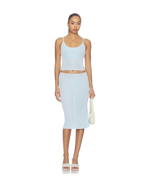 GUIZIO Blue X Revolve Selene Skirt