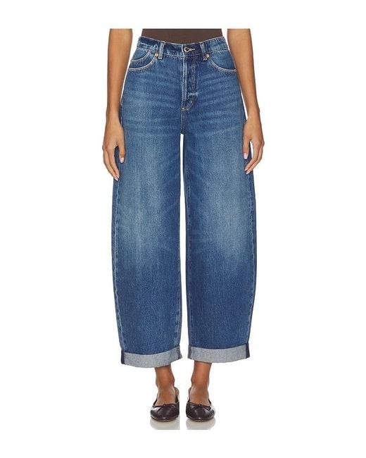 Rolla's Blue Gigi Barrel Jeans