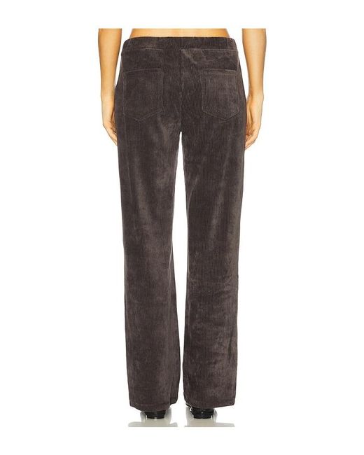 Barefoot Dreams Black Stretch Cord Wide Leg Pant
