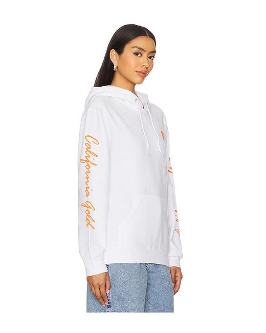 Free & Easy White Poppy Og Hoodie