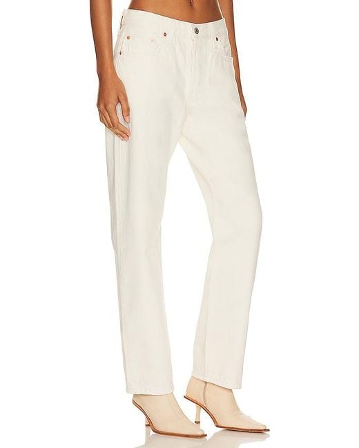 Levi's White 90S 501 Jeans
