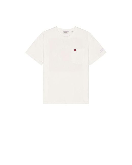 Scotch & Soda Red Burton Morris Artwork Tee for men