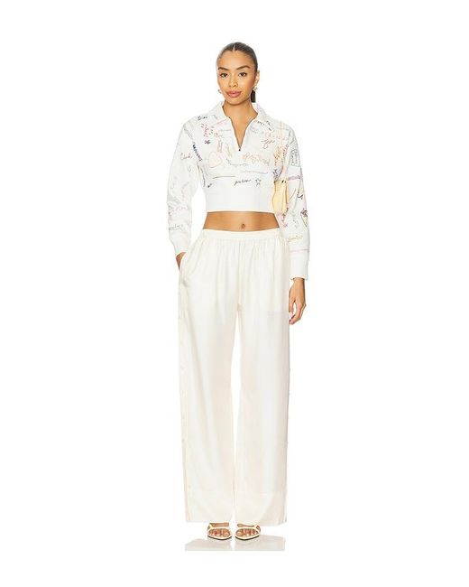 KENZO White Graduation Polo Pullover