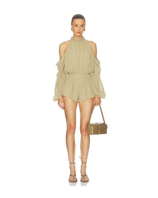 Camila Coelho Natural Leora Romper