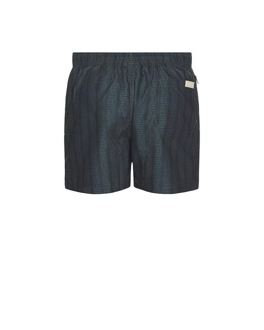 Oas Blue Getrick Swim Shorts for men