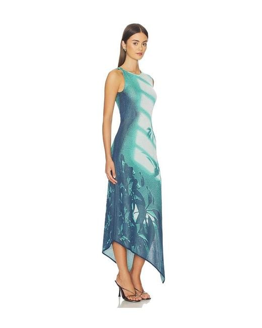 Ph5 Blue Cedar Window Print Tank Dress