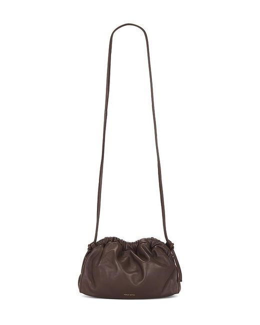 Mansur Gavriel Brown Mini Cloud Clutch