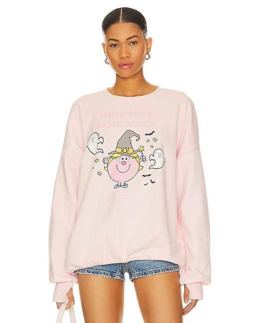 The Laundry Room Pink Little Miss Basic Witch Jumper