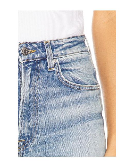 GRLFRND Blue Sara High Rise Slim
