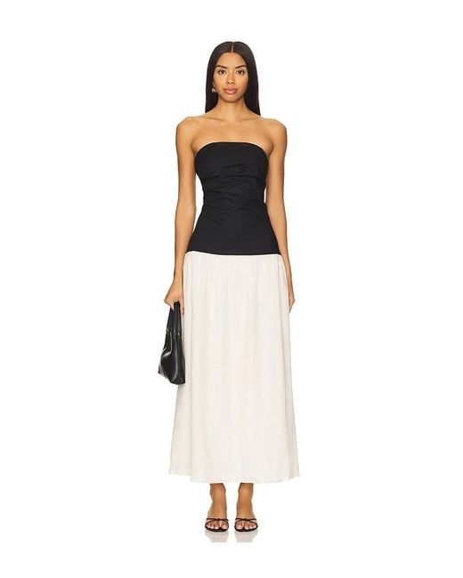SNDY'S White Stella Maxi Dress