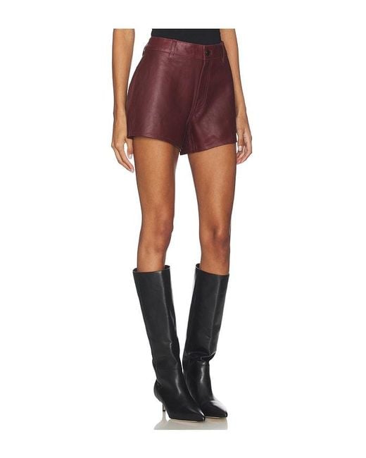 DL1961 Multicolor Zoie Leather Short