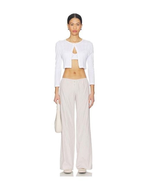 ALL THE WAYS White Athena Pant