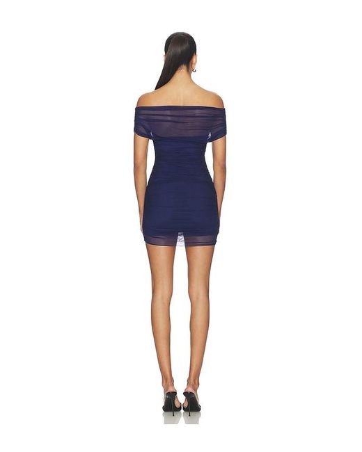 SER.O.YA Blue Bella Mini Dress